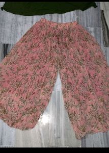 Short Frock Kurti With Plazzo Set