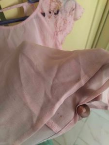 Cute Pink Top with Embroidered Sleeves