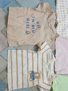 Baby tops and pants pack of 7 shirts 9 bott