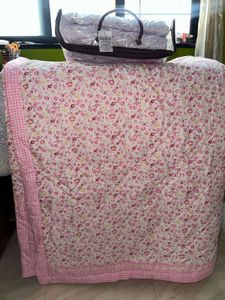Cozy Pink and Lavender Comforter
