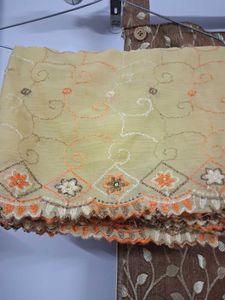 Orange Embroidered Suit