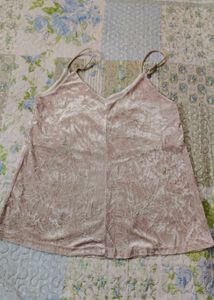 Crushed Velvet Camisole Top