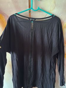 Classic Black Long-Sleeve Top