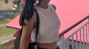 Stylish White Crochet Crop Top