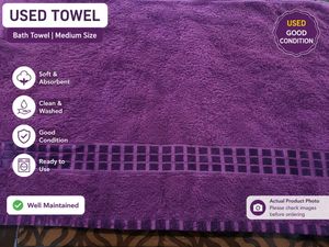 Purple Bath Towel – Medium Size