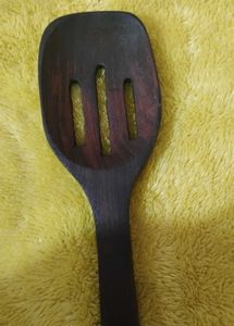 Wooden Slotted Turner Spatula