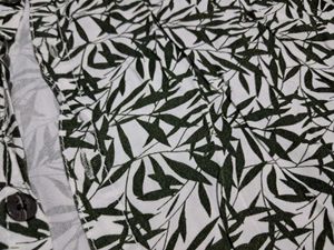 White &amp; Black Leaf Print Casual Shirt