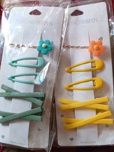 Hairclip Packs 2 Cards 10 Clips