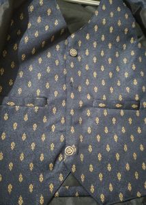 Men's Navy Nehru Jacket
