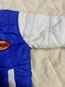 Blue And White Jacket For Boys
