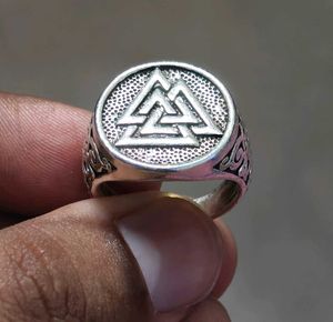Stainless Steel Viking Ring for Men With Box
