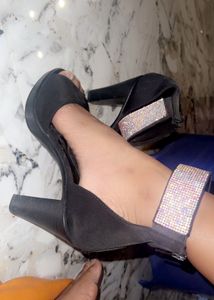 Sparkling Rhinestone Heels