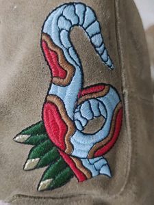 IMPORTED Italian|Pure Leather 🪡 Embroidered Boot