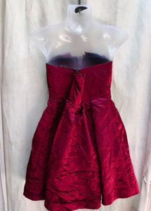 Stunning Strapless Magenta Cocktail Dress
