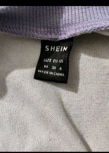 Lavender Argyle Knit Crop Top