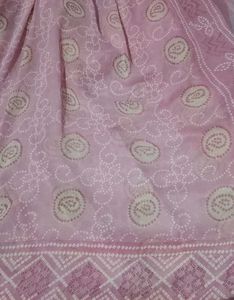 Elegant Lavender Floral Saree