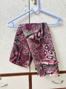 Chic Pink Animal Print Cardigan