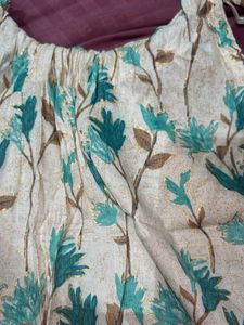 Boho Floral Print kurta