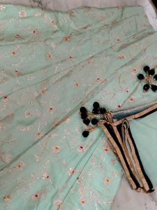 Elegant Mint Green Lehenga choli set