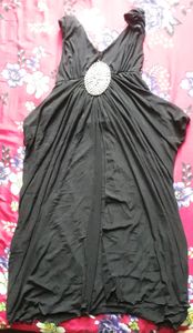 Women black Grown top
