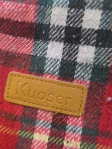 Red Plaid Pet Coat for dogs