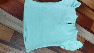 Girls Cute Mint Green T-shirt and Skirt Set