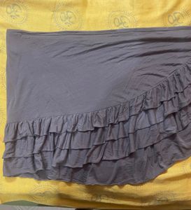 Ruffled Mini Skirt - Unique Design