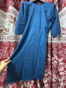 💙 ELEGANT DEEP BLUE EMBROIDERED KURTA 💙