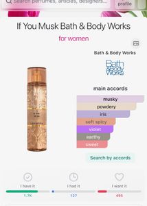 Bbw if you musk 10ml decant