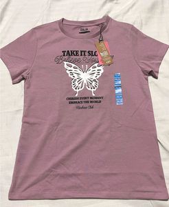 Cute Butterfly Graphic T-Shirt