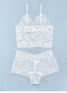 White Lace Lingerie Set