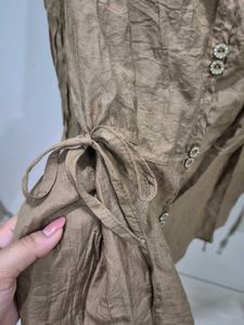 Vintage Olive Blouse