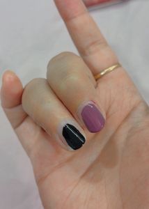 ADS Nail Polish Duo - Pink &amp; black