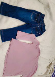 Very Cute N Beautiful H&amp;M Top With Jeans