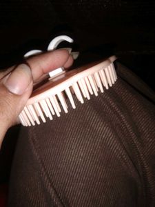Scalp Massager and wooden comb