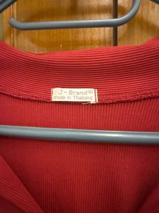 Red and Rust set of 2 tops from Thailand