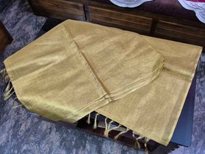 Elegant Golden Woven Half saree