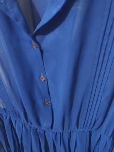 Chic Royal Blue Sleeveless Dress