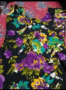 3 Ladies Kurtas - Orange, Floral, Yellow/Blue