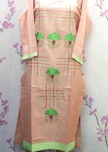 Kurti coral 1piece Embroidery work/fancy/western