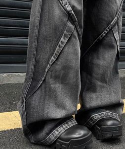 Unique Wide Leg Denim Jeans