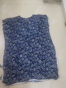 Blue Printed Kurta