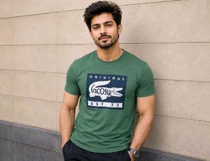 Men's Green Lacoste T-Shirt