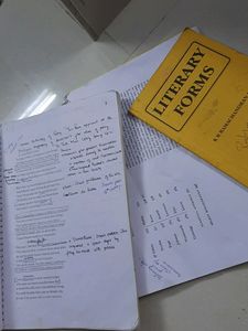 English Literature Notes Literary Forms