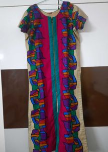 Abstract Print Kurta