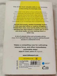 Deep Work: Rules for Focused Success