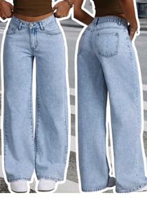 Light Wash Wide Leg Jeans