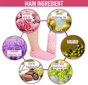 Moisturizing Silicone Gel Socks for Repairing Dry