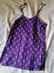 Purple short kurti