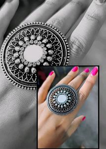 Ethnic Afghan Women Oxidised Earings